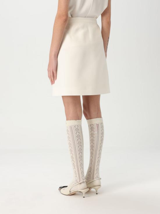 25FW 발렌티노 가라바니 스커트 6B3RACH71CF A03 Ivory - VALENTINO GARAVANI