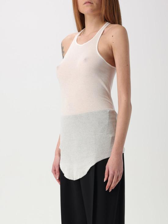 25SS 릭 오웬스 민소매 티셔츠 RP01E7101MR 11 White - RICK OWENS