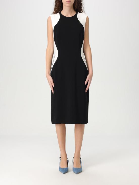 25SS 스텔라 맥카트니 미디 원피스 3200073DU300 1000 Black