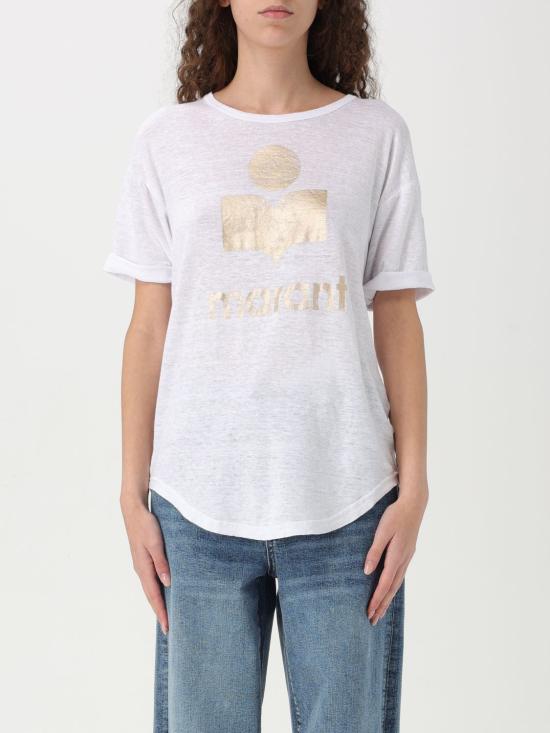 25SS 이자벨마랑에뚜왈 반팔 티셔츠 TS0004FAA1N10E WHLG White