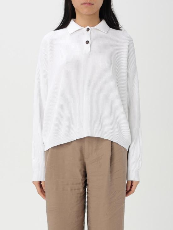 25FW 브루넬로 쿠치넬리 후드 티셔츠 M19194705 C159 White