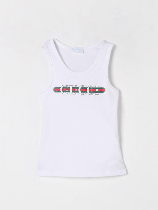 25FW [키즈] 구찌 티셔츠 808717XJG0X 9214 White