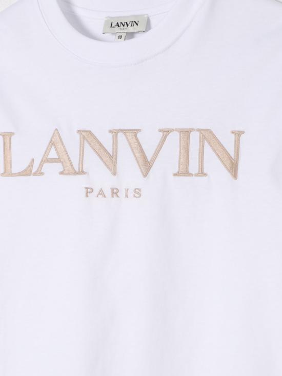 25FW [키즈] 랑방 티셔츠 N30215 10P White - LANVIN