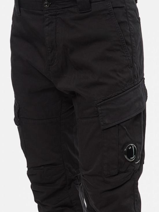 25FW 씨피 컴퍼니 렌즈 와펜 코튼 카고 팬츠 렌즈 와펜 코튼 카고  18CMPA056A005694G 999 Black - C.P. COMPANY
