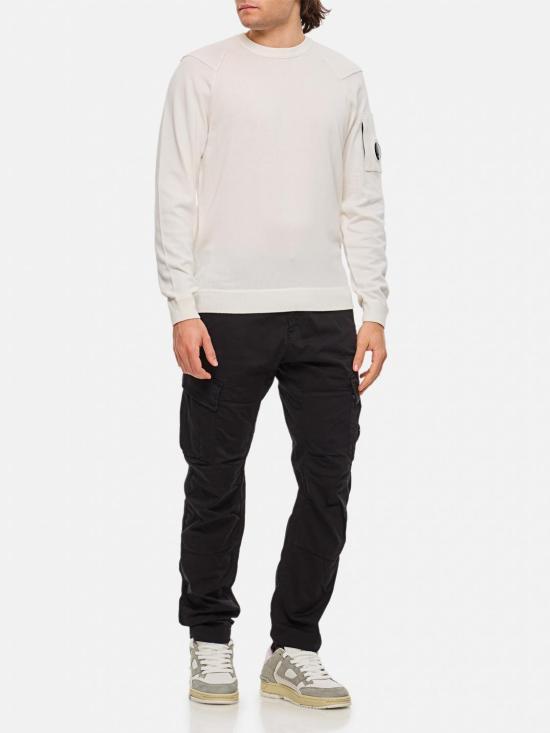 25FW 씨피 컴퍼니 렌즈 와펜 코튼 카고 팬츠 렌즈 와펜 코튼 카고  18CMPA056A005694G 999 Black - C.P. COMPANY