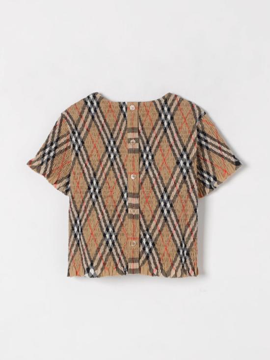 25FW [키즈] 버버리 탑 8100073 B9368 Beige - BURBERRY