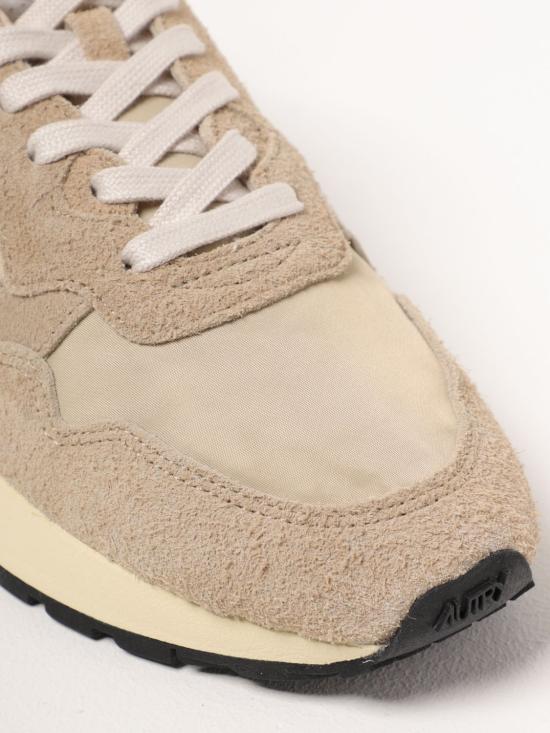 25FW 오트리 릴윈드 로우 나일론 스웨이드 스니커즈 WWLMNC14 Beige - AUTRY