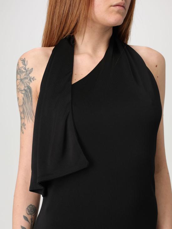 25FW 케이트 롱 원피스 54614132 200 Black - KHAITE