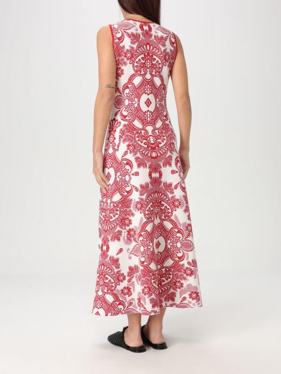 25SS 에트로 롱 원피스 WRKA0085AV549 R0026 Red - ETRO