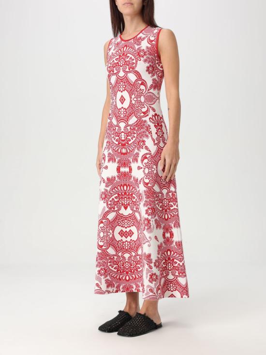 25SS 에트로 롱 원피스 WRKA0085AV549 R0026 Red - ETRO