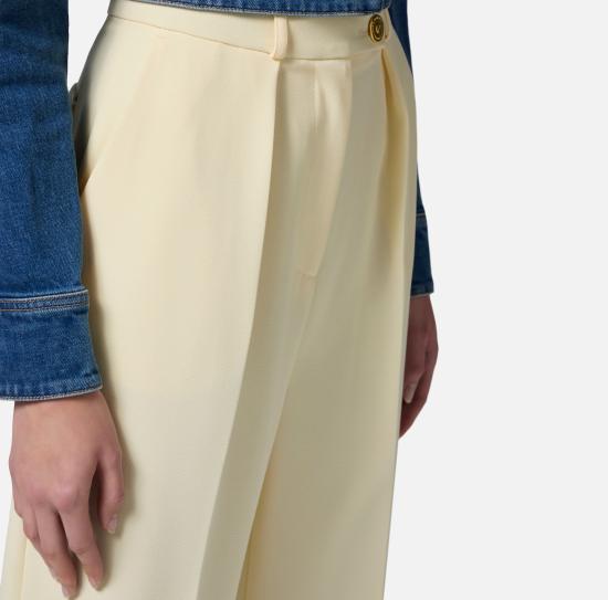 25SS 엘리자베타프랜치 스트레이트 팬츠 PA06451E2 DC7 Lemonade - ELISABETTA FRANCHI
