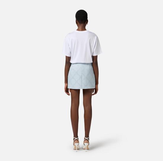 25SS 엘리자베타프랜치 스웨터 MA60N51E2 270 Gesso - ELISABETTA FRANCHI