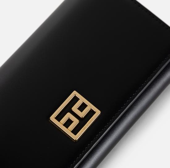 25SS 엘리자베타프랜치 지갑 PF02A51E2 110 Black - ELISABETTA FRANCHI