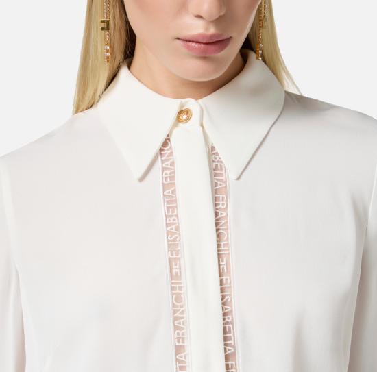 25SS 엘리자베타프랜치 셔츠 CA05451E2 360 Ivory - ELISABETTA FRANCHI