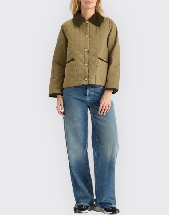 25SS 바버 무톤 LQU1813 GN32 tartan - BARBOUR