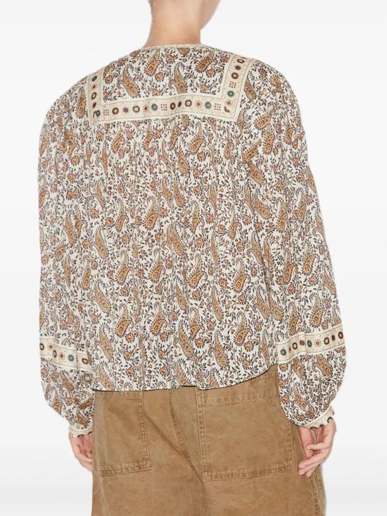 25SS 이자벨마랑에뚜왈 블라우스 HT0024FB C1J04E23EC ECRU - ISABEL MARANT ETOILE