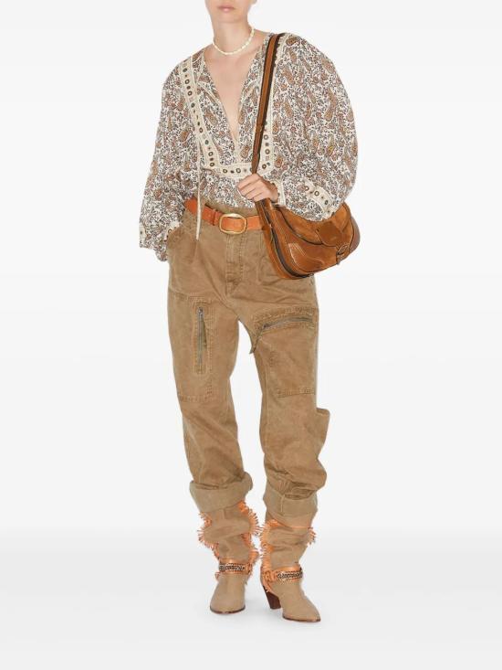 25SS 이자벨마랑에뚜왈 블라우스 HT0024FB C1J04E23EC ECRU - ISABEL MARANT ETOILE