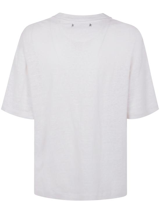 25SS 골든구스 스웨터 GWP01874P00189111421 HERITAGE WHITE BLACK - GOLDEN GOOSE