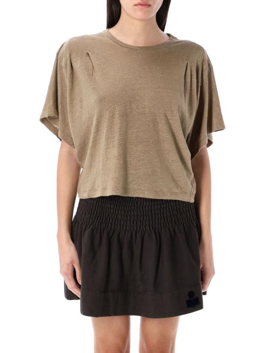 25SS 이자벨마랑에뚜왈 반팔 티셔츠 TS0048FBB1N17E 67LK LIGHT KHAKI