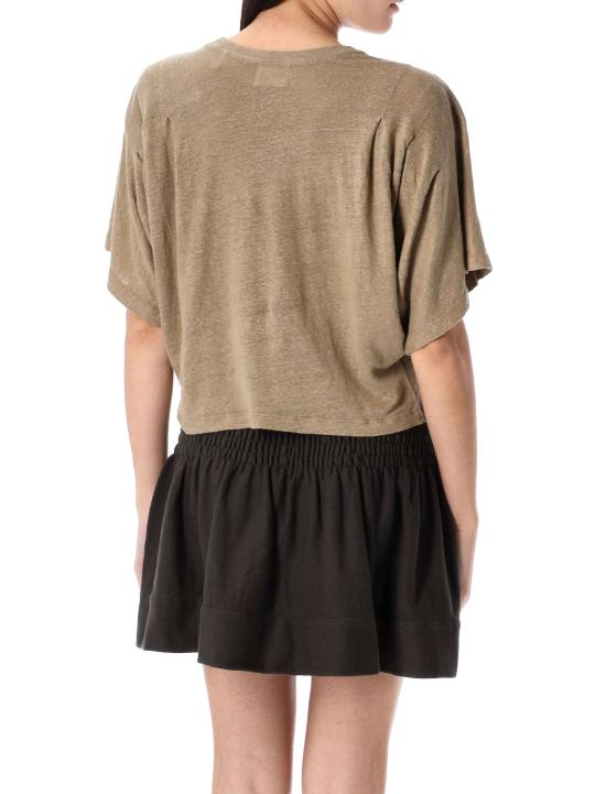 25SS 이자벨마랑에뚜왈 반팔 티셔츠 TS0048FBB1N17E 67LK LIGHT KHAKI - ISABEL MARANT ETOILE