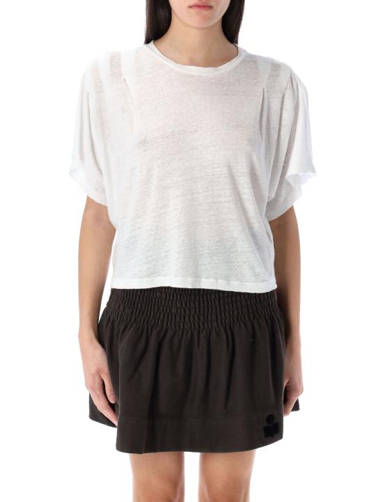 25SS 이자벨마랑에뚜왈 반팔 티셔츠 TS0048FBB1N17E 20WH WHITE