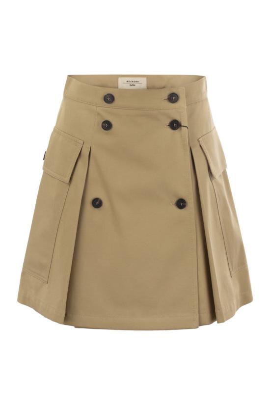 25SS 위켄드막스마라 숏 스커트 2515101021600001 BEIGE