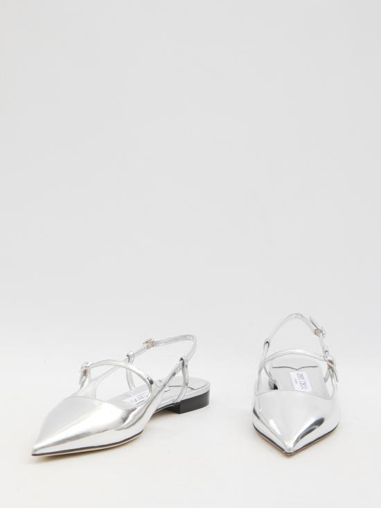 25SS 지미추 디디 플랫 슬링백 DIDI FLAT SILVER - JIMMY CHOO