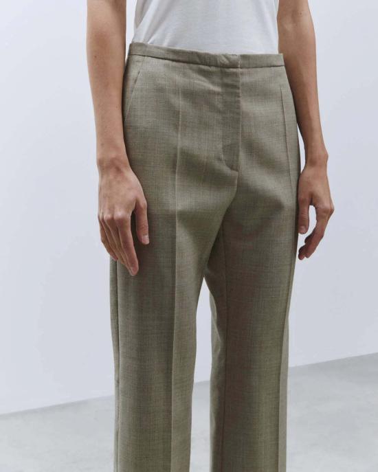  알리지 크롭 팬츠 알리시 트럼펫 팬츠 살비아 - ALYSI