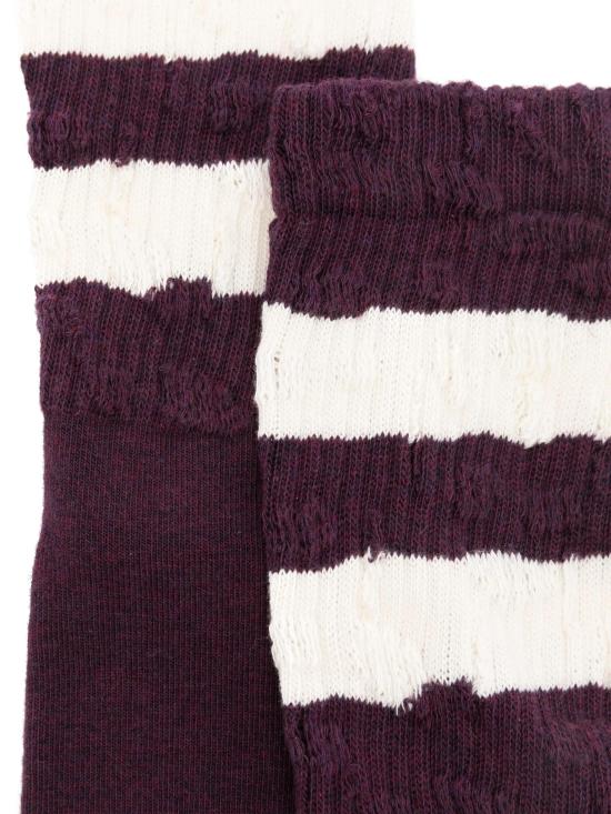 25FW 골든구스 양말 GUP00883P000488 82893 NIGHTSHADE HERITAGE WHITE - GOLDEN GOOSE