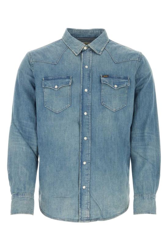 25FW 폴로 랄프로렌 데님 셔츠 710703936 001 Blue