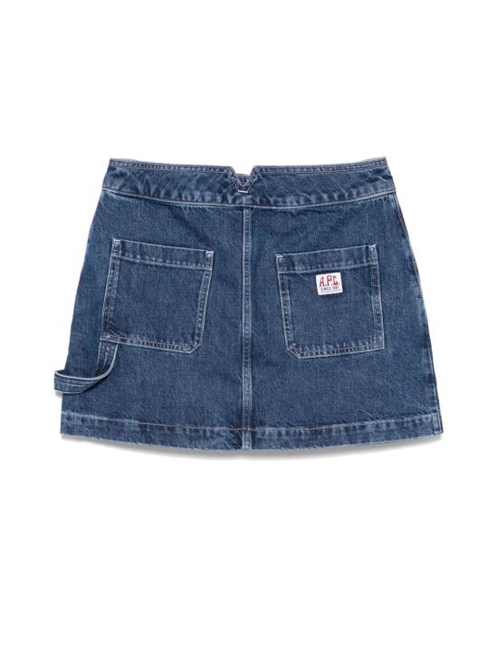 25SS 아페쎄 데님 스커트 COHETF06435IAL WASHED INDIGO DOM - A.P.C.