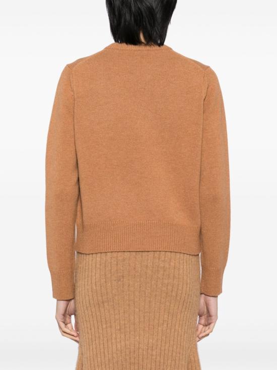  메종키츠네 폭스 헤드 인타르시아 메리노 스웨터 NW00808KM0329P270 SEQUOIA DOM - MAISON KITSUNE