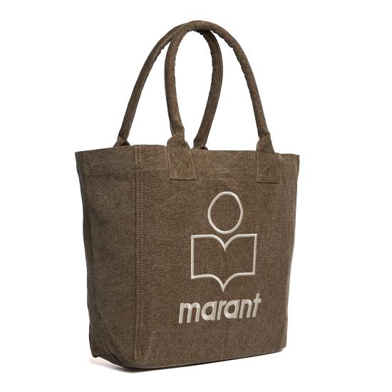 25SS 이자벨마랑 숄더백 PM0002FAA1X19M67DK DARK KHAKI DOM - ISABEL MARANT