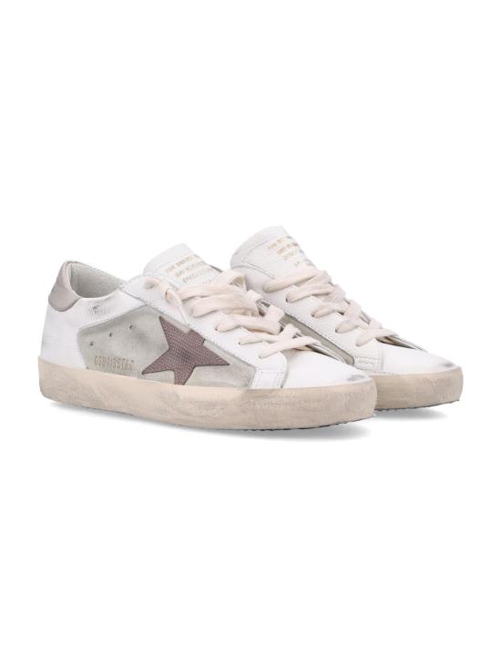  골든구스 스니커즈 GWF00103 F006828 12174 WHITE LIGHT BROWN PLATINUM DOM - GOLDEN GOOSE