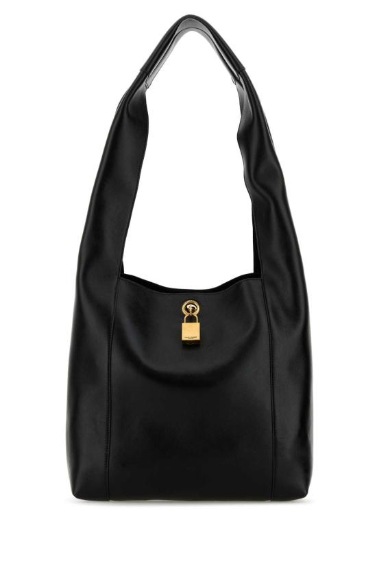 25FW 생로랑 탠저 레더 숄더백 773686AADJR 1000 Black
