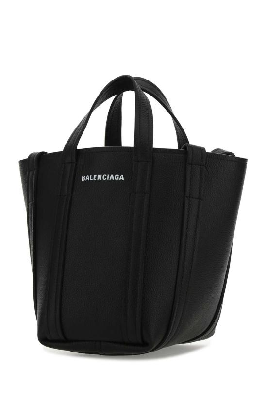 25SS 발렌시아가 그레인드 카프스킨 에브리데이 XS 노스 사우스 숄더 토트백 67279315YUN 1090 Black - BALENCIAGA