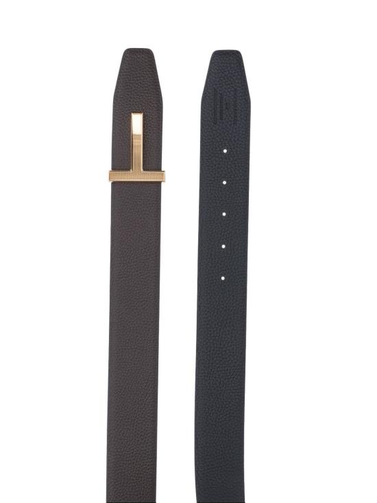 25SS 톰포드 가죽 벨트 TB246LCL236G3BN06 BROWN BLACK DOM - TOMFORD