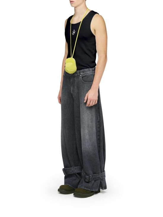 25SS JW앤더슨 민소매 티셔츠 JO0246PG1512999 BLACK DOM - JW ANDERSON