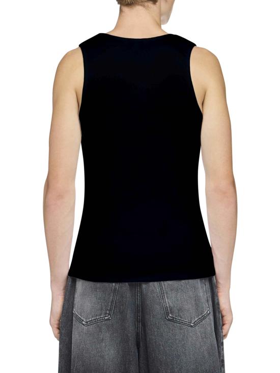 25SS JW앤더슨 민소매 티셔츠 JO0246PG1512999 BLACK DOM - JW ANDERSON