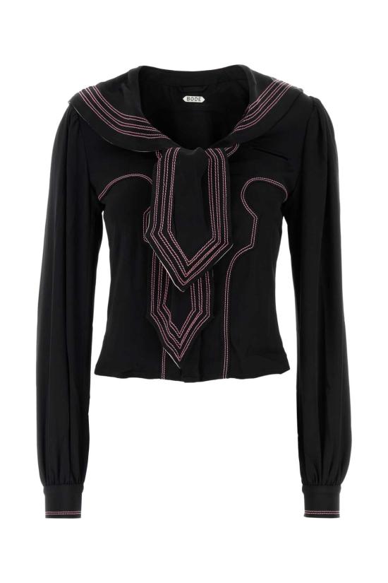 25SS 보디 셔츠 WRF24SH007 BLACK Black