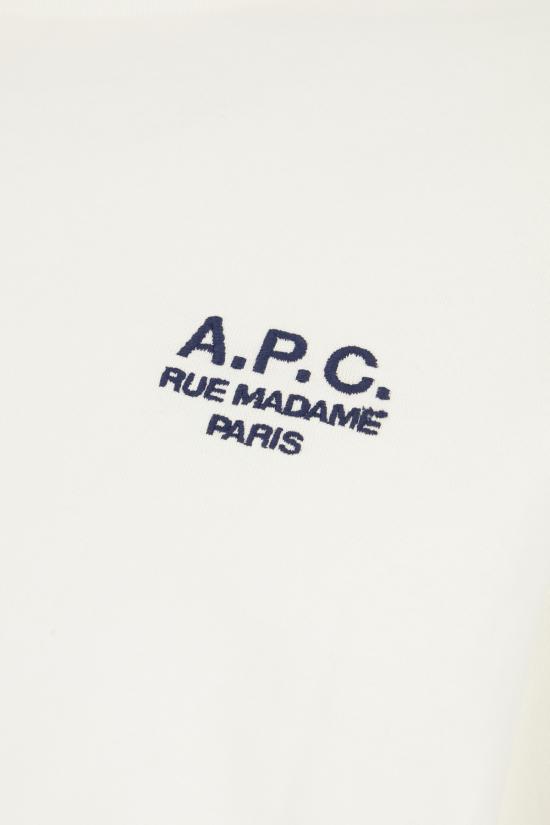 25SS 아페쎄 반팔 티셔츠 COHBUM26388TAE WHITE DARK NAVY DOM - A.P.C.