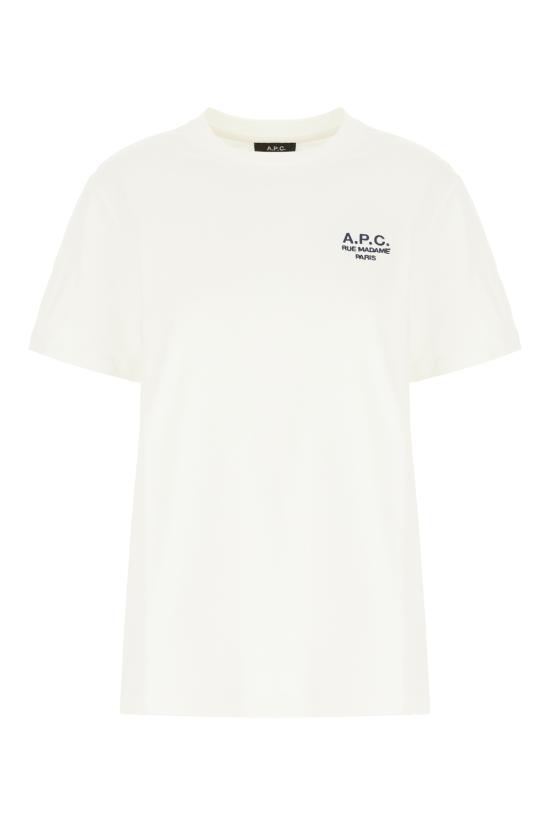 25SS 아페쎄 반팔 티셔츠 COHBUM26388TAE WHITE DARK NAVY DOM