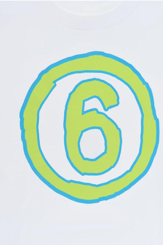  [키즈] 마르지엘라 티셔츠 M60439 MM007 M6100 White - MAISON MARGIELA