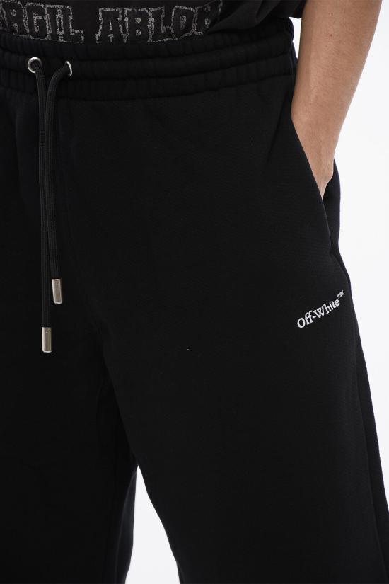  오프화이트 숏팬츠 OMCI013S24FLE0011001 Black - OFF WHITE