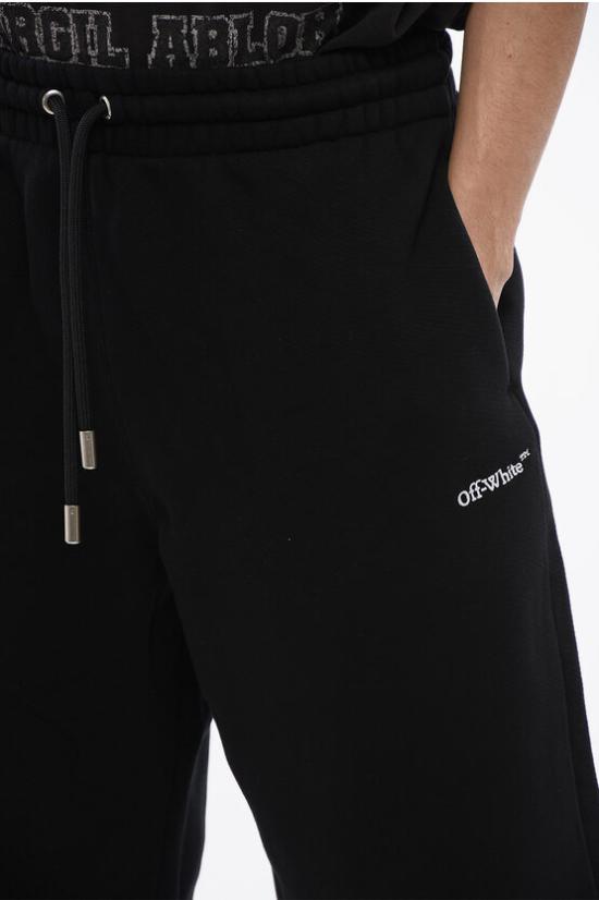  오프화이트 숏팬츠 OMCI013S24FLE0011001 Black - OFF WHITE