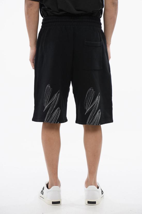  오프화이트 숏팬츠 OMCI013S24FLE0031001 Black - OFF WHITE