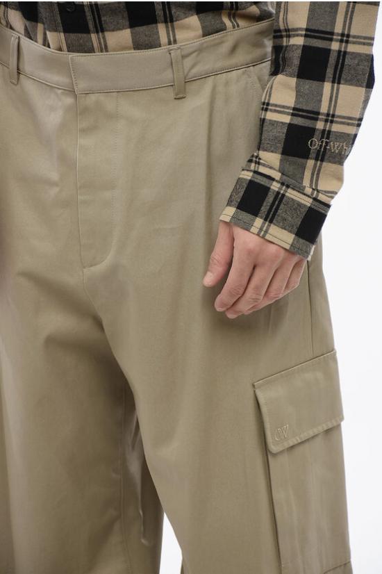 오프화이트 카고 팬츠 OMCF037S24FAB0016262 Beige - OFF WHITE