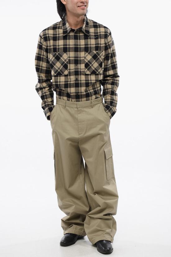  오프화이트 카고 팬츠 OMCF037S24FAB0016262 Beige - OFF WHITE