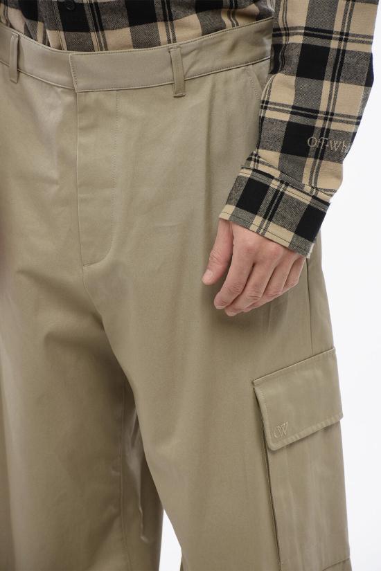  오프화이트 카고 팬츠 OMCF037S24FAB0016262 Beige - OFF WHITE
