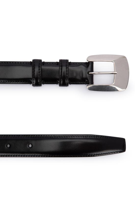 25FW 셀린느 가죽 벨트 45BLD3A01 38SI Black - CELINE